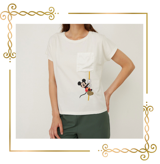 Mickey on a rope, pocket, Fantasy, parody, embroidery design to the direct download