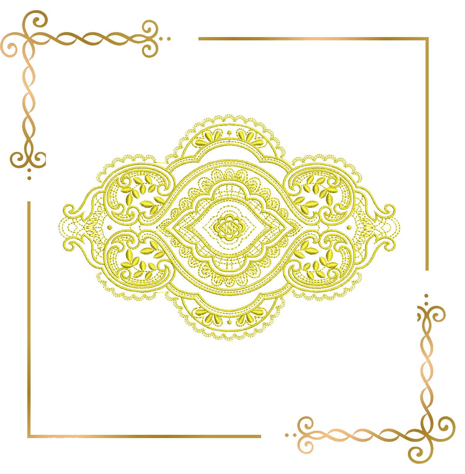 Lace Elegant Richelieu machine embroidery design with delicate curves, floral motifs embroidery design to the direct download.