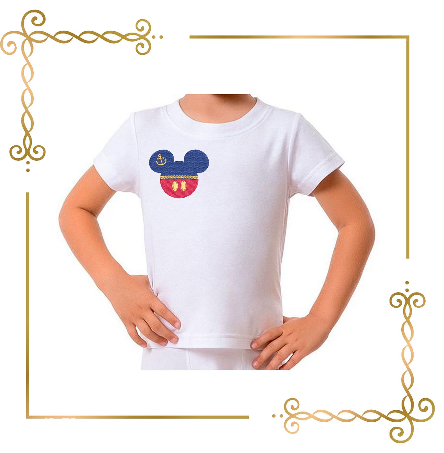 Mouse Mickey Head Silhouette, sea, anchor, Bow