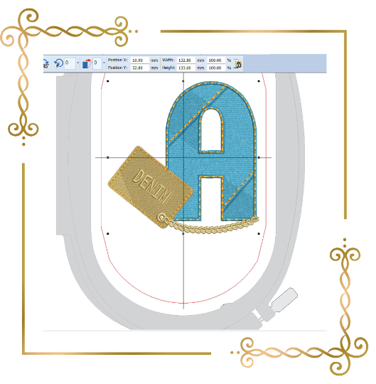 Kopie von Letter A military army Digital Embroidery Design