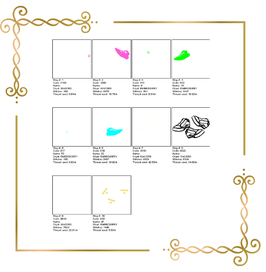 Gift design T-shirts Sneakers embroidery design to the direct download.