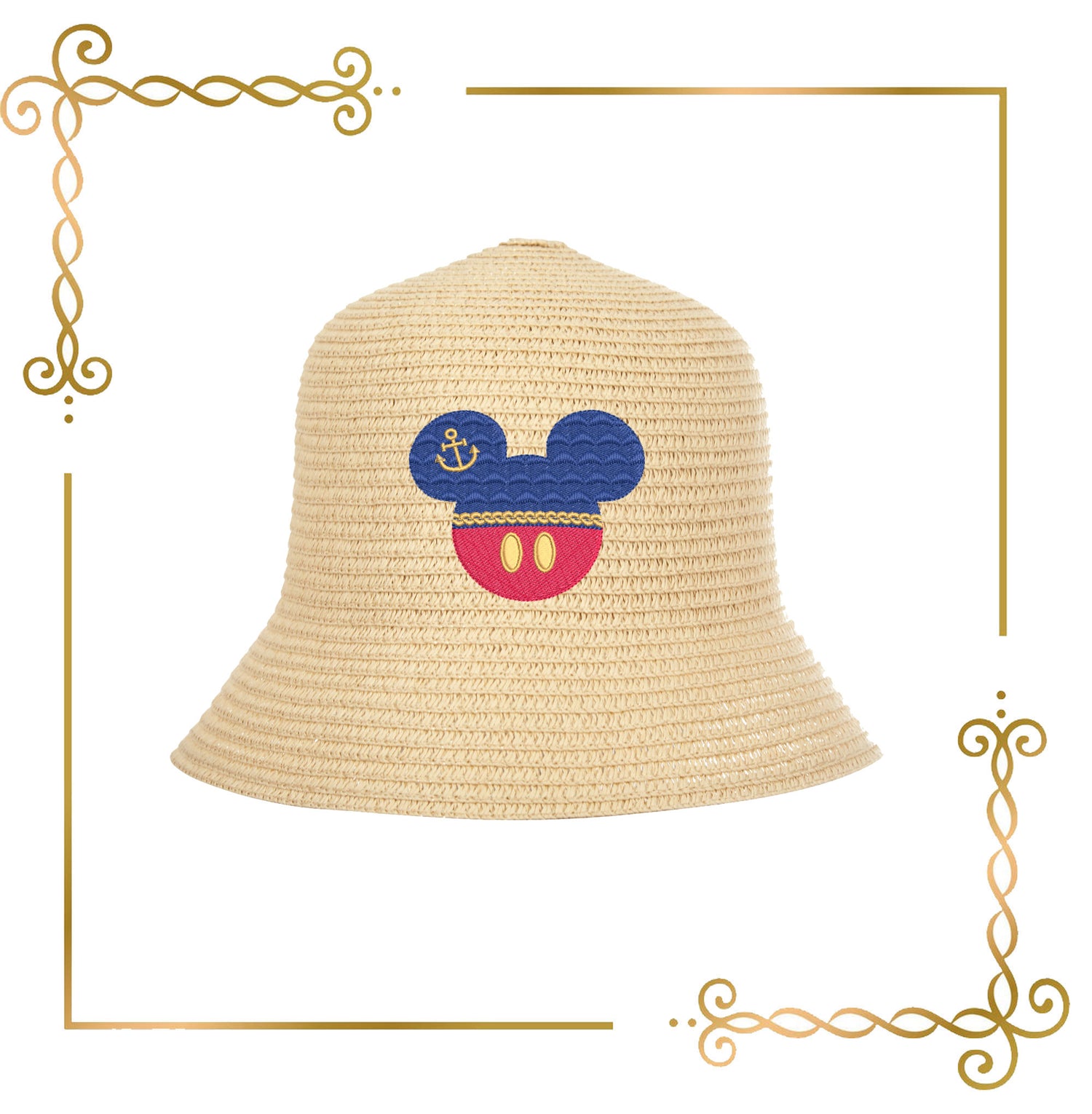 Mouse Mickey Head Silhouette, sea, anchor, Bow