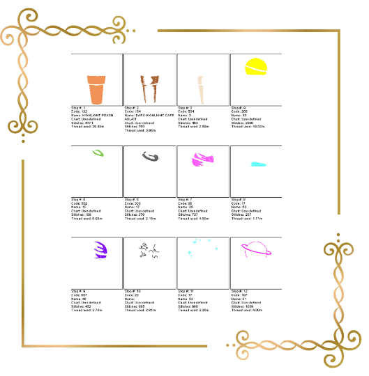 Eiscreme Sweet Surprise Eiscreme Kosmos Saturn Stickmuster