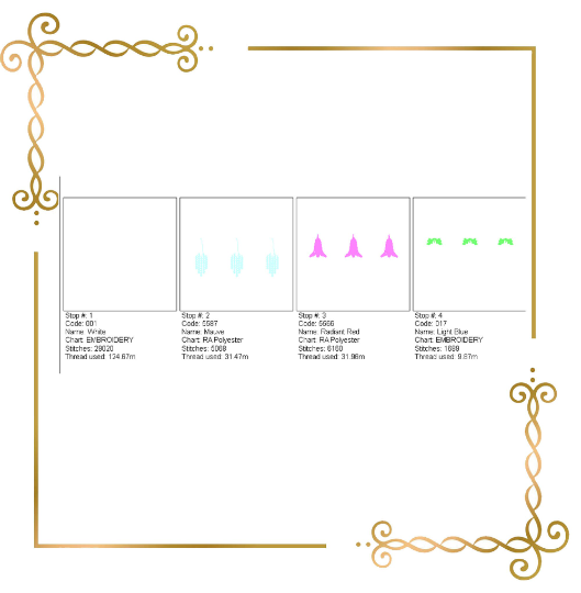 Spitzen und Verzierungen Belgische Spitzenband-Spitzenstickerei-Design zum direkten Download.