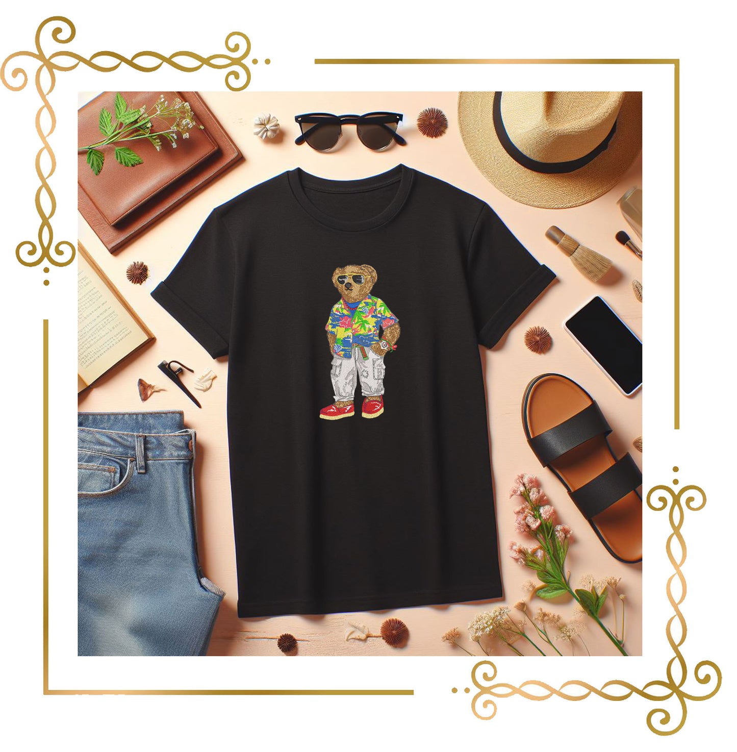 Teddy-Bear-Tropical-Vibes-Fashion-Bear-Glasses-Embroidery-Design-style-Ralph-Lauren