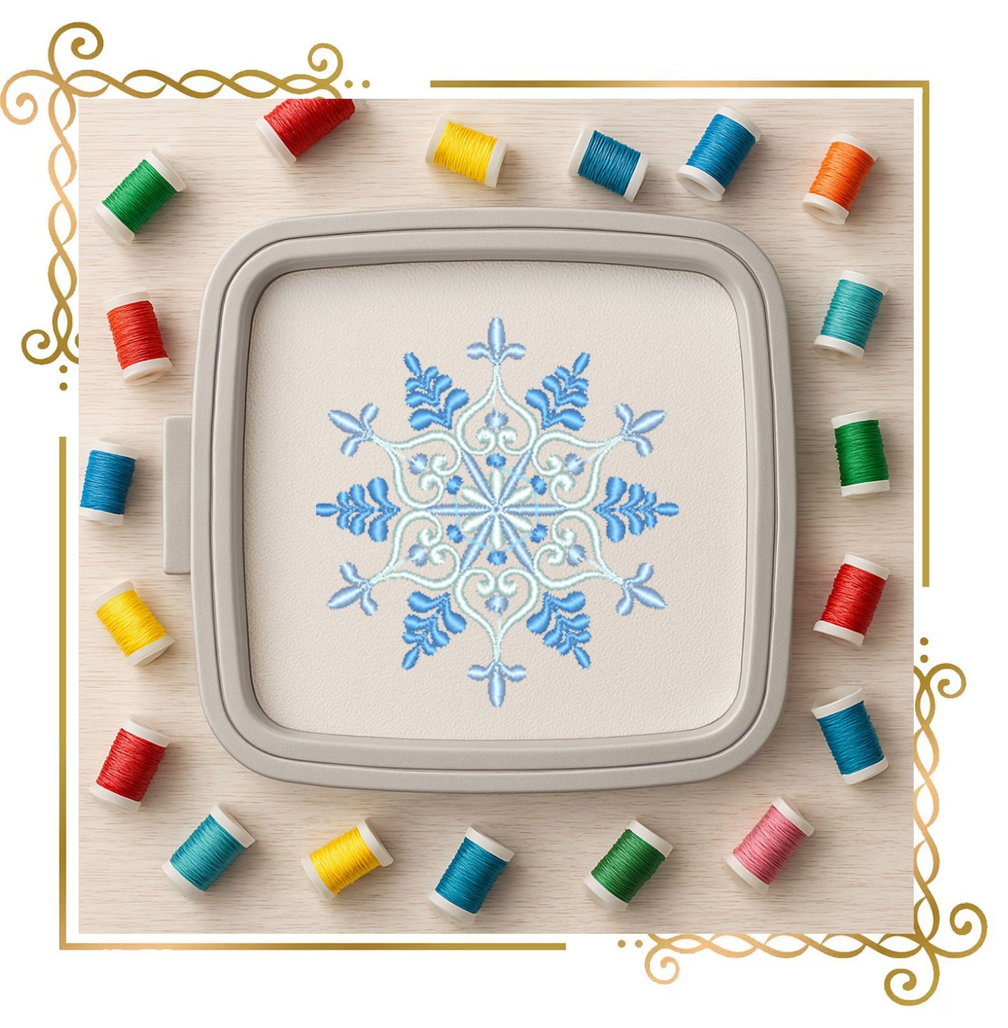 Christmas Snowflakes Set Machine Embroidery Designs - Winter Christmas Set