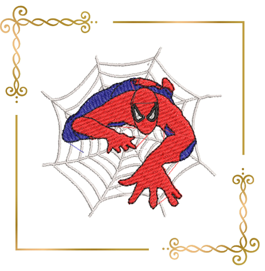 Cartoon Characters Spiderman  SET 12 St. Embroidery Design, Spiderman embroidery design files, Superhero Embroidery Designs,