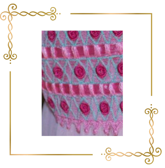 Free design Smocking Plate, Rose flower for dress machine embroidery design to the direct download.
