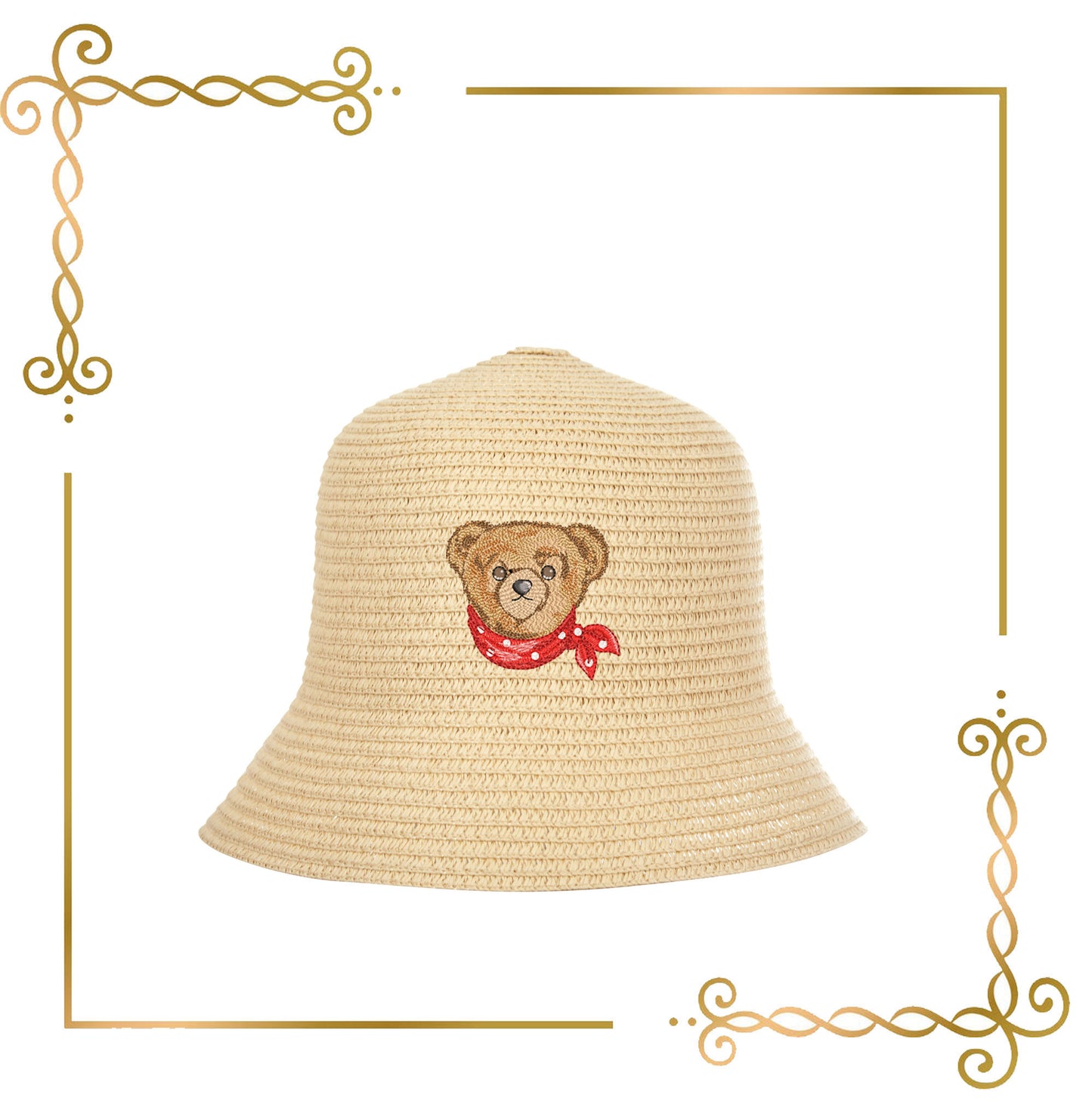 Teddy Bear Classic Style luxury heritage style 3 Elegant Embroidery Designs with Bandanas Vintage to Modern Evolution 3 Bears 2 Sizes