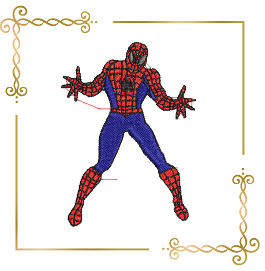 Cartoon Characters Spiderman  SET 12 St. Embroidery Design, Spiderman embroidery design files, Superhero Embroidery Designs,