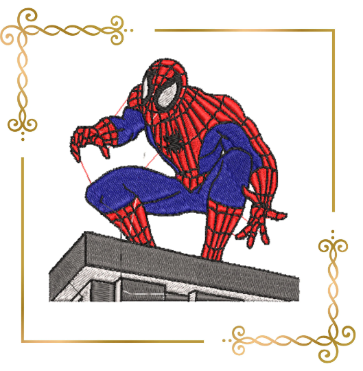 Cartoon Characters Spiderman  SET 12 St. Embroidery Design, Spiderman embroidery design files, Superhero Embroidery Designs,