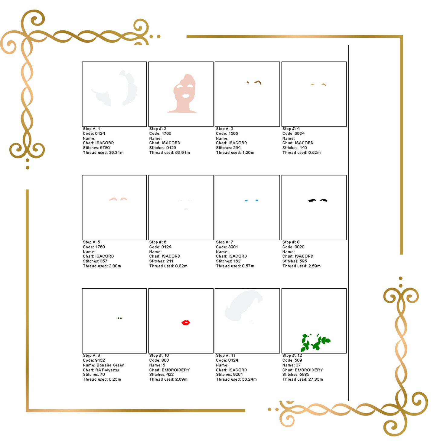 Menschen Marilyn Monroe Stickmuster Menschen zum direkten Download.