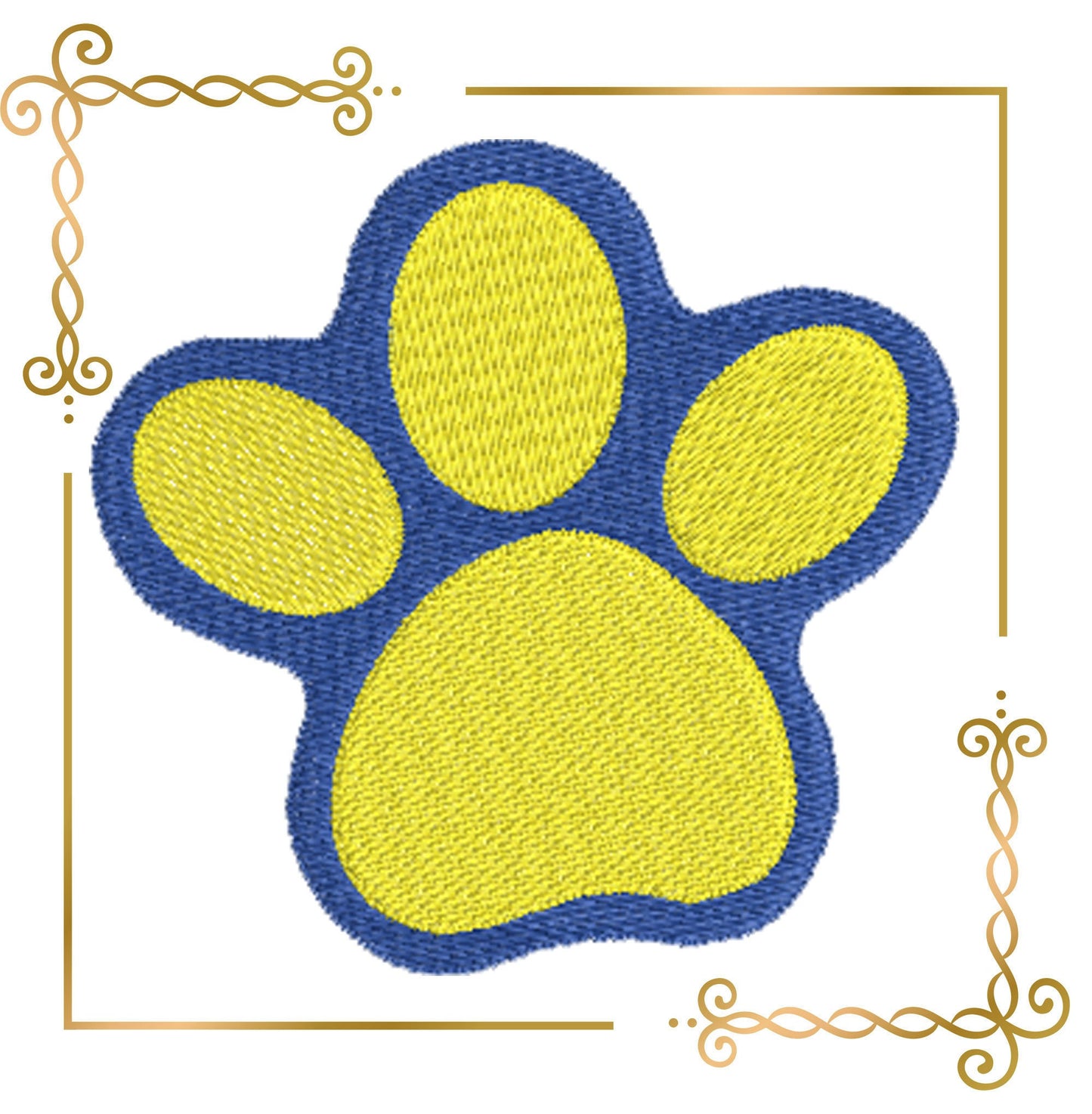 Gift design PAW Patrol puppy's paw Digital Embroidery Design File