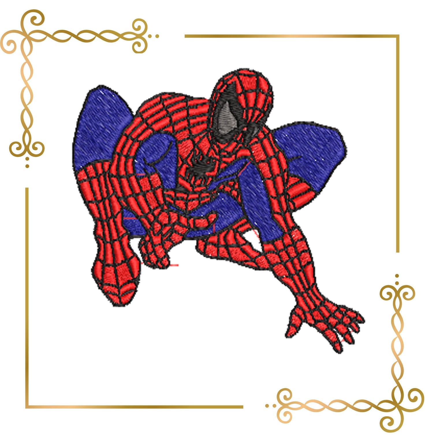 Cartoon Characters Spiderman  SET 12 St. Embroidery Design, Spiderman embroidery design files, Superhero Embroidery Designs,