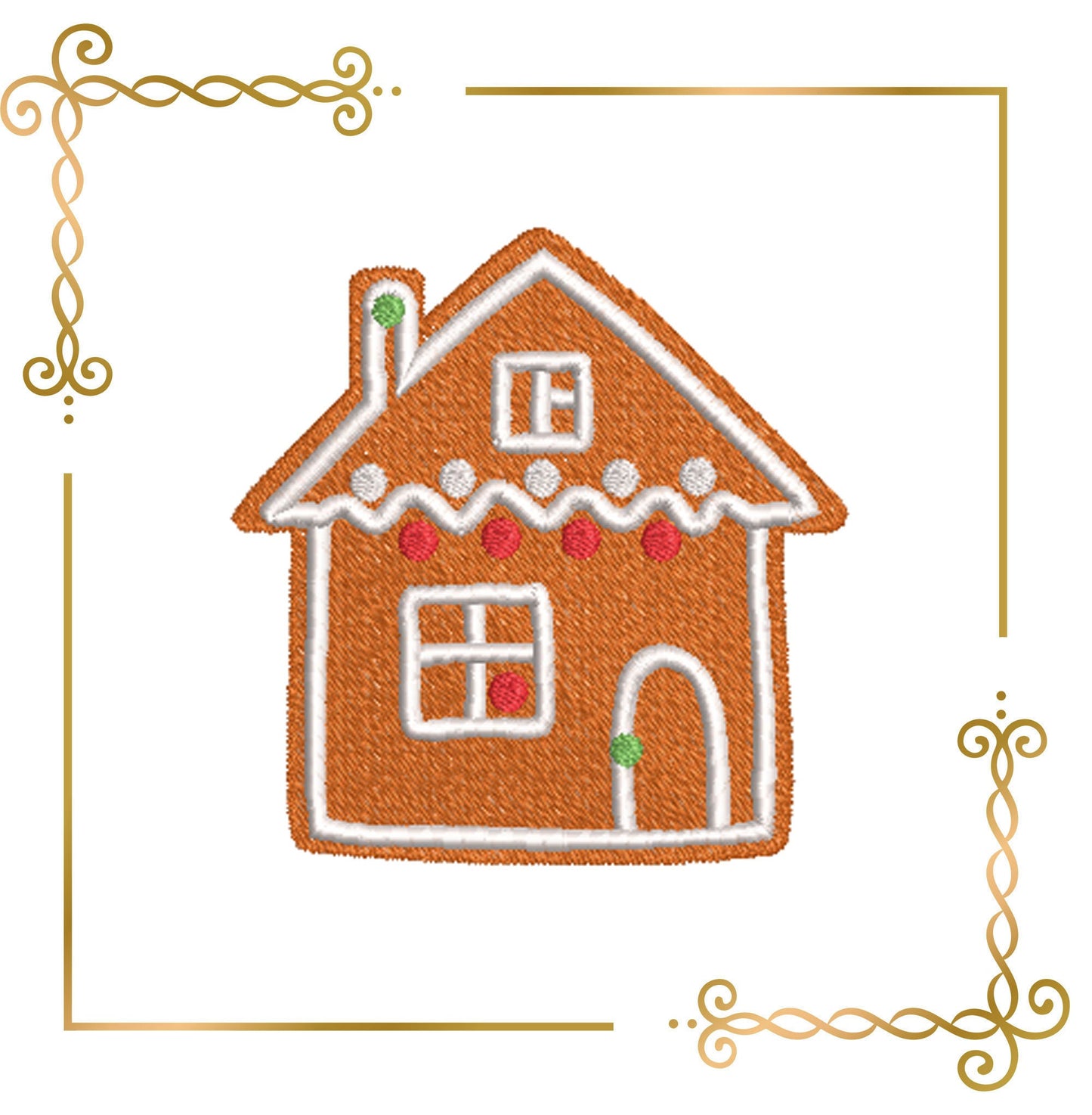 Weihnachten Lebkuchen Urlaub Stickmuster