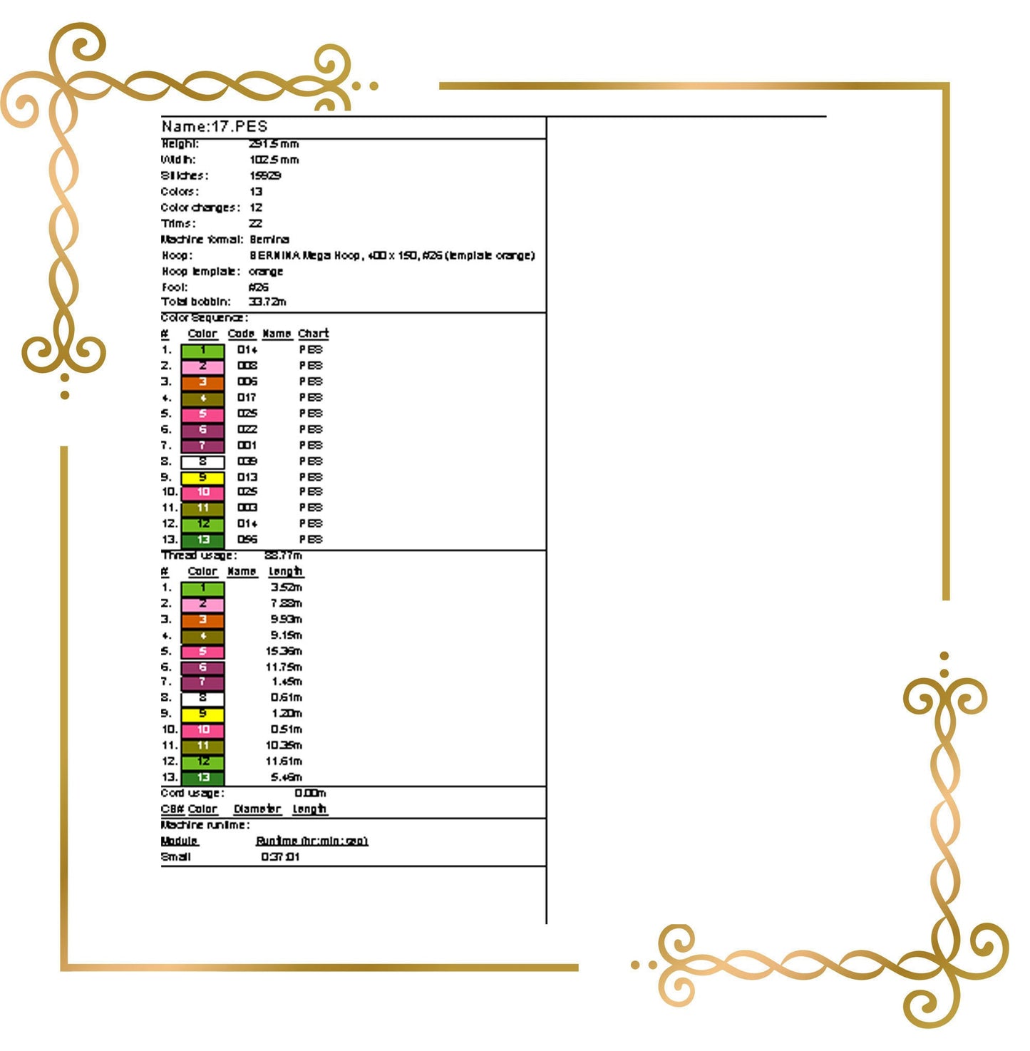 Flowers Bellflower ist ein großes Stickmuster zum direkten Download.