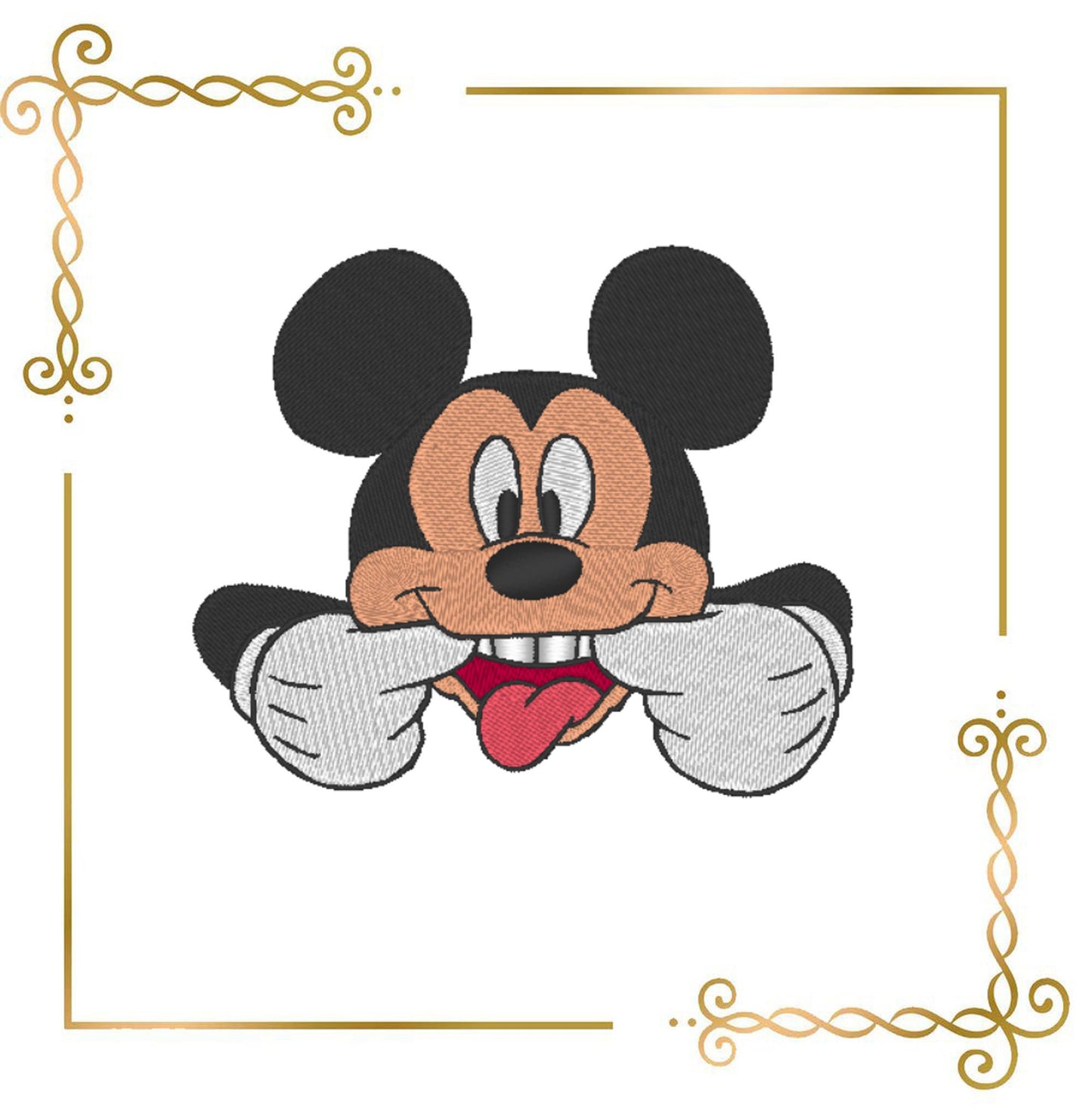 Gift design Mouse Emotions Parody Fantasy embroidery design SET 4 St.