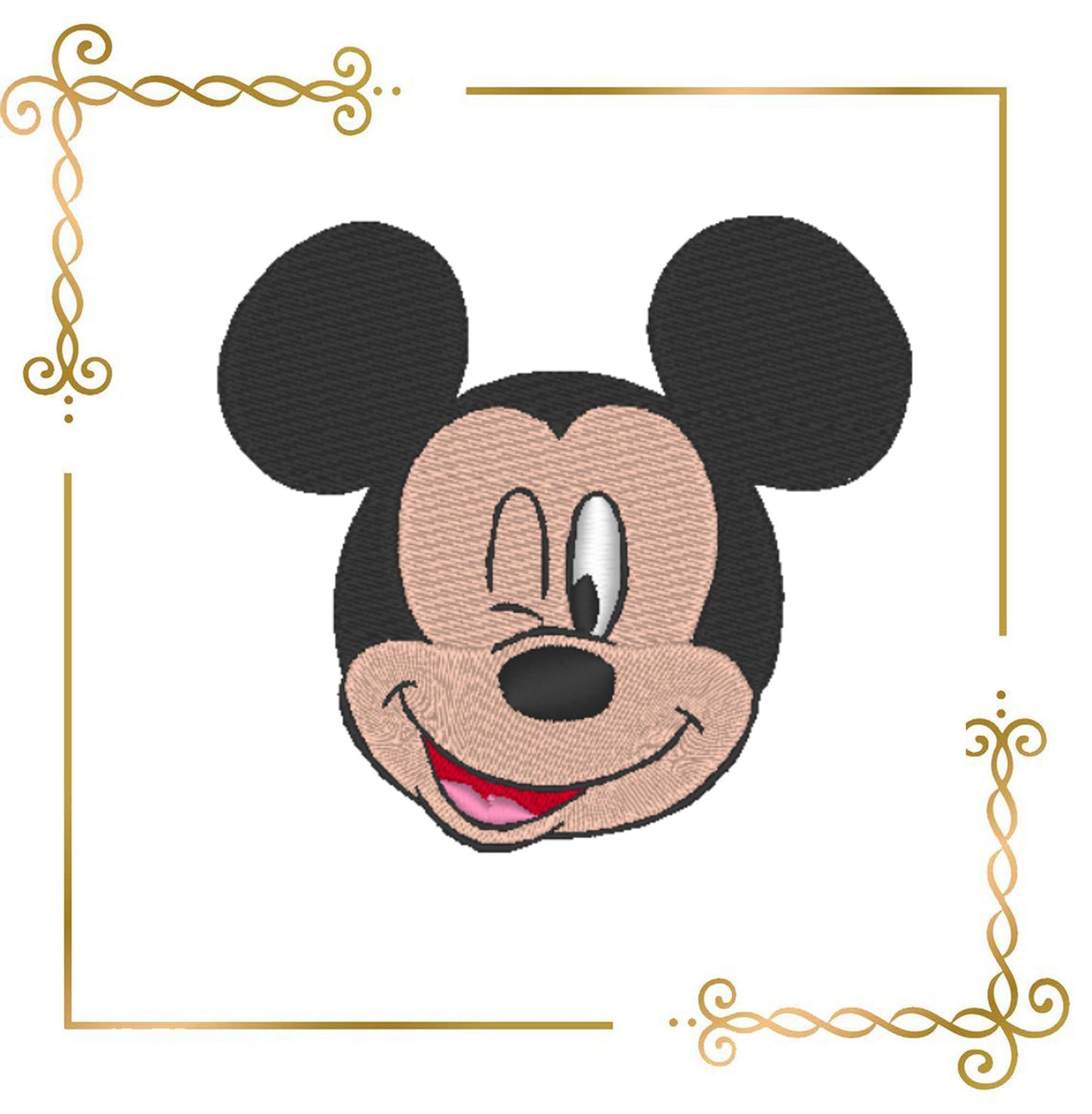 Maus Emotionen Parodie Fantasy Stickmuster SET 4 St.