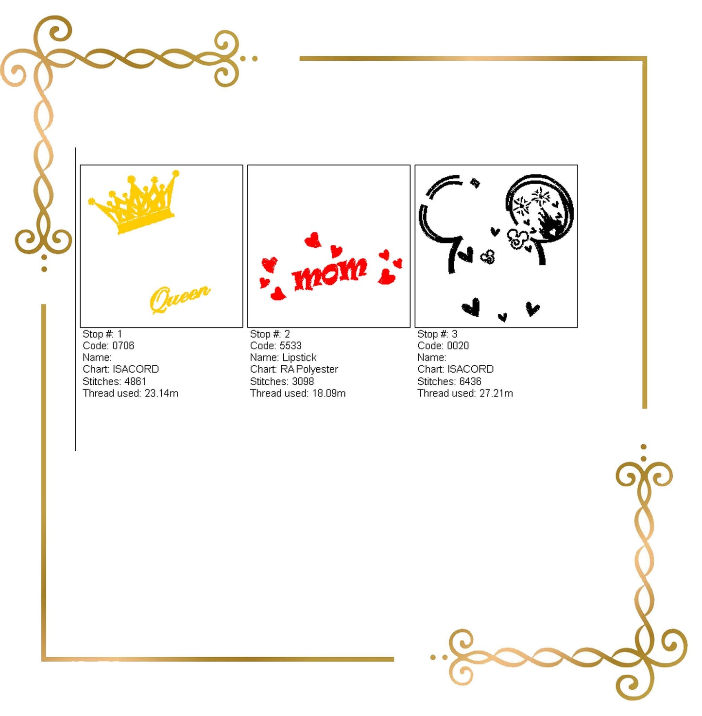 Mouse MOM Queen Holiday Muttertag Stickmuster zum direkten Download
