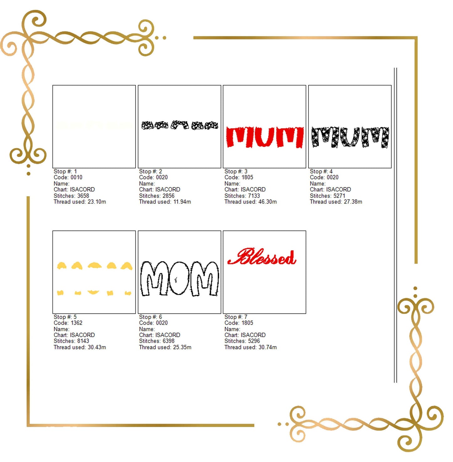 Muttertag, Gottesmutter, Stickmuster zum direkten Download.