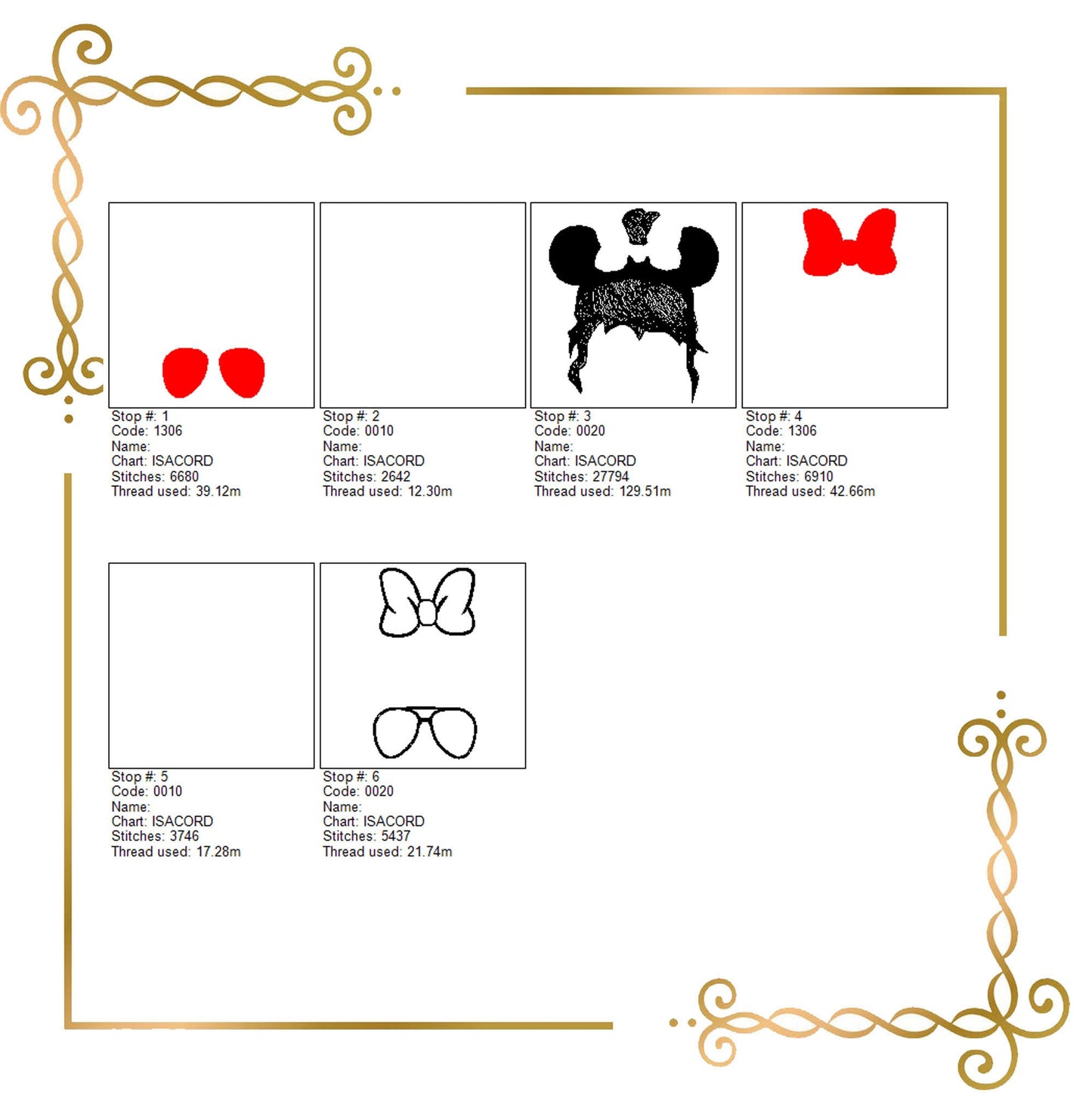 Muttertag, Mom Life Hair, Minnie Mama, Brille, Tweed, Stickmuster zum direkten Download.