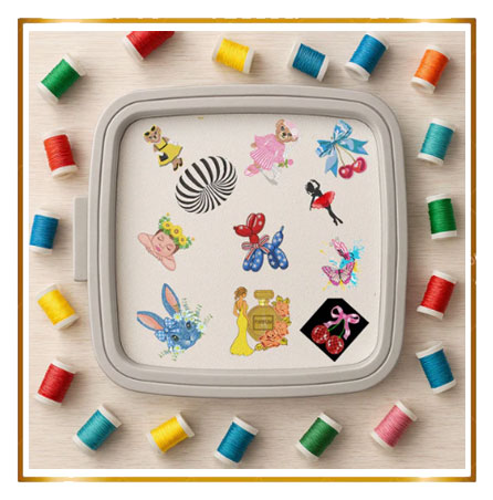 Gift Collection – Test and Sample Machine Embroidery Patterns