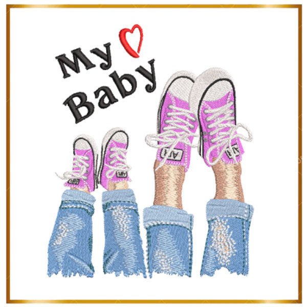 Mother’s Day Embroidery Designs – Mom, Baby, Pregnancy  and Love Motifs