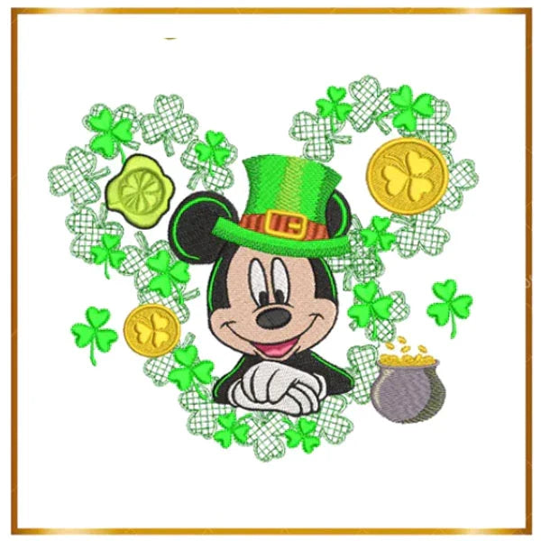 Sankt  Patrick's day embroidery