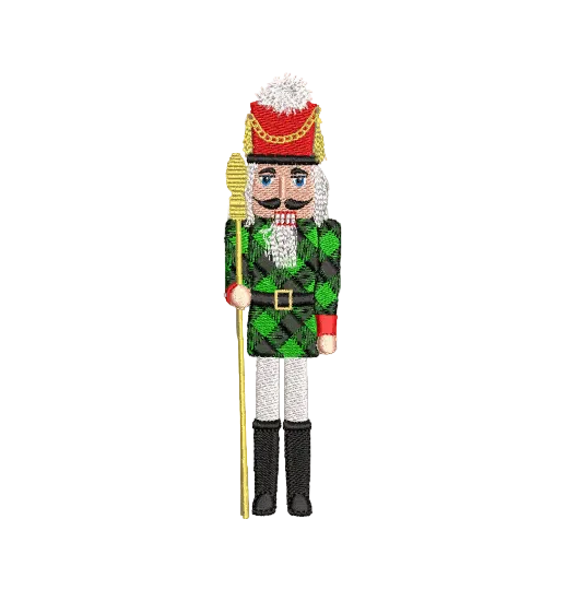 Christmas Soldier Nutcracker Toy Soldier Knight digital machine embroidery design