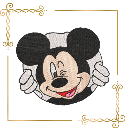 Mickey Mouse shorts, reading pillow with buttons, embroidery design to the direct download.