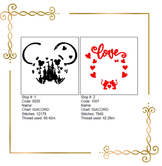 Valentinstag, Minnie Maus, Kopf, Liebesschloss, Stickmuster zum direkten Download