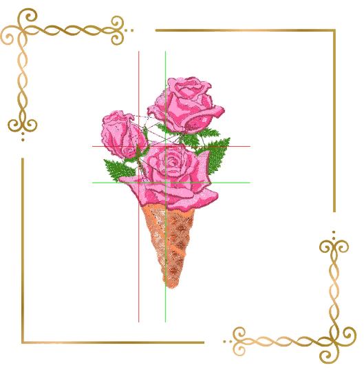 ice cream  Sweet Surprise ice cream roses 