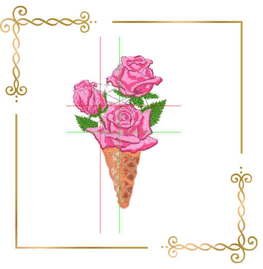 ice cream  Sweet Surprise ice cream roses