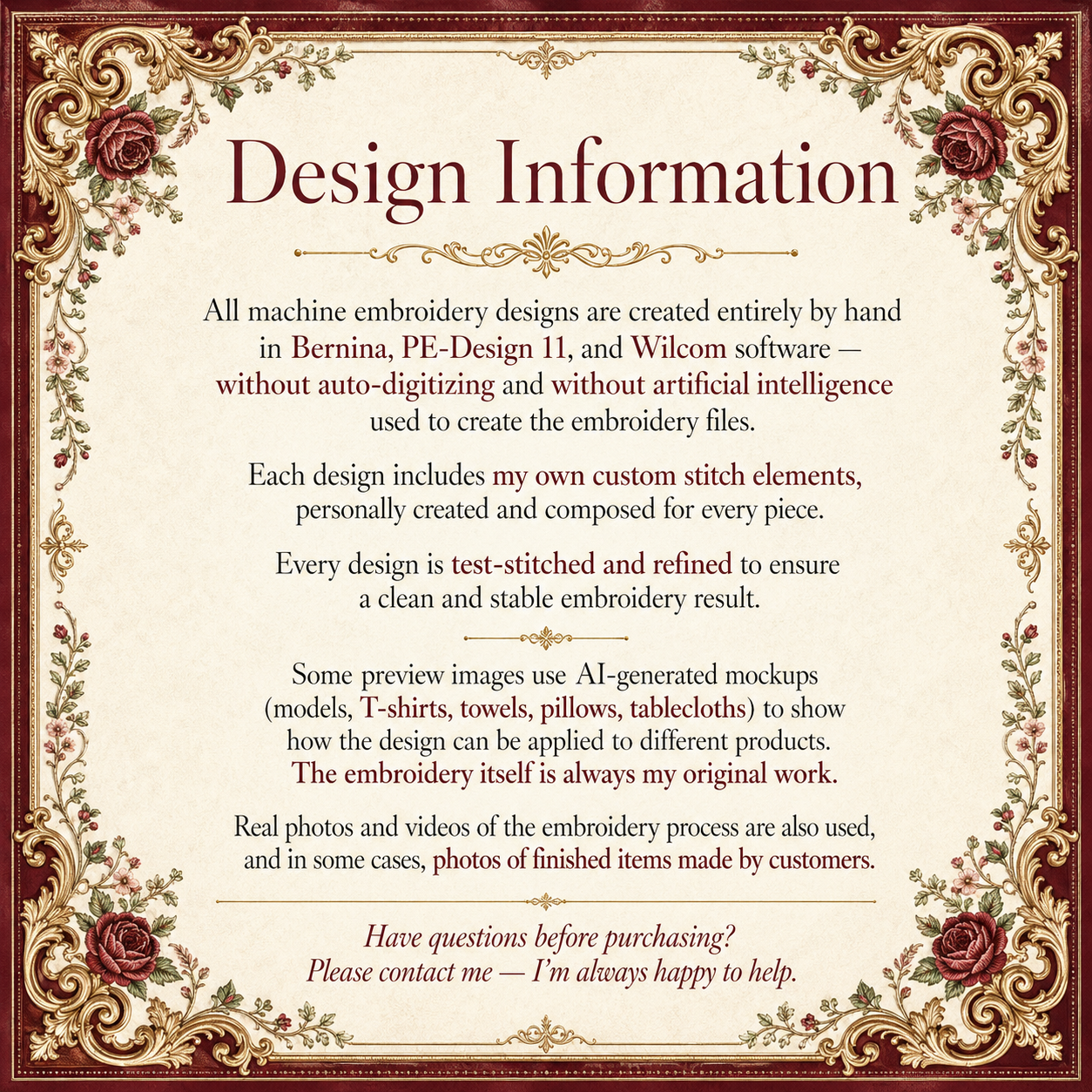 Design Information