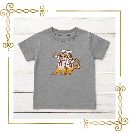 Characters and Cartoon Disney Chip and Dale embroidery design