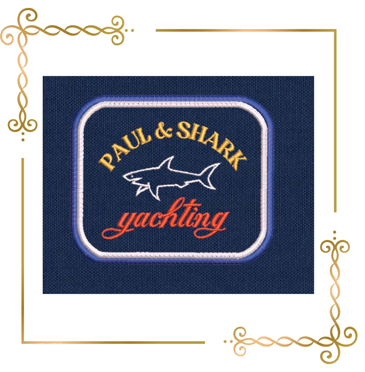 Paul & Shark Yachting digital embroidery design