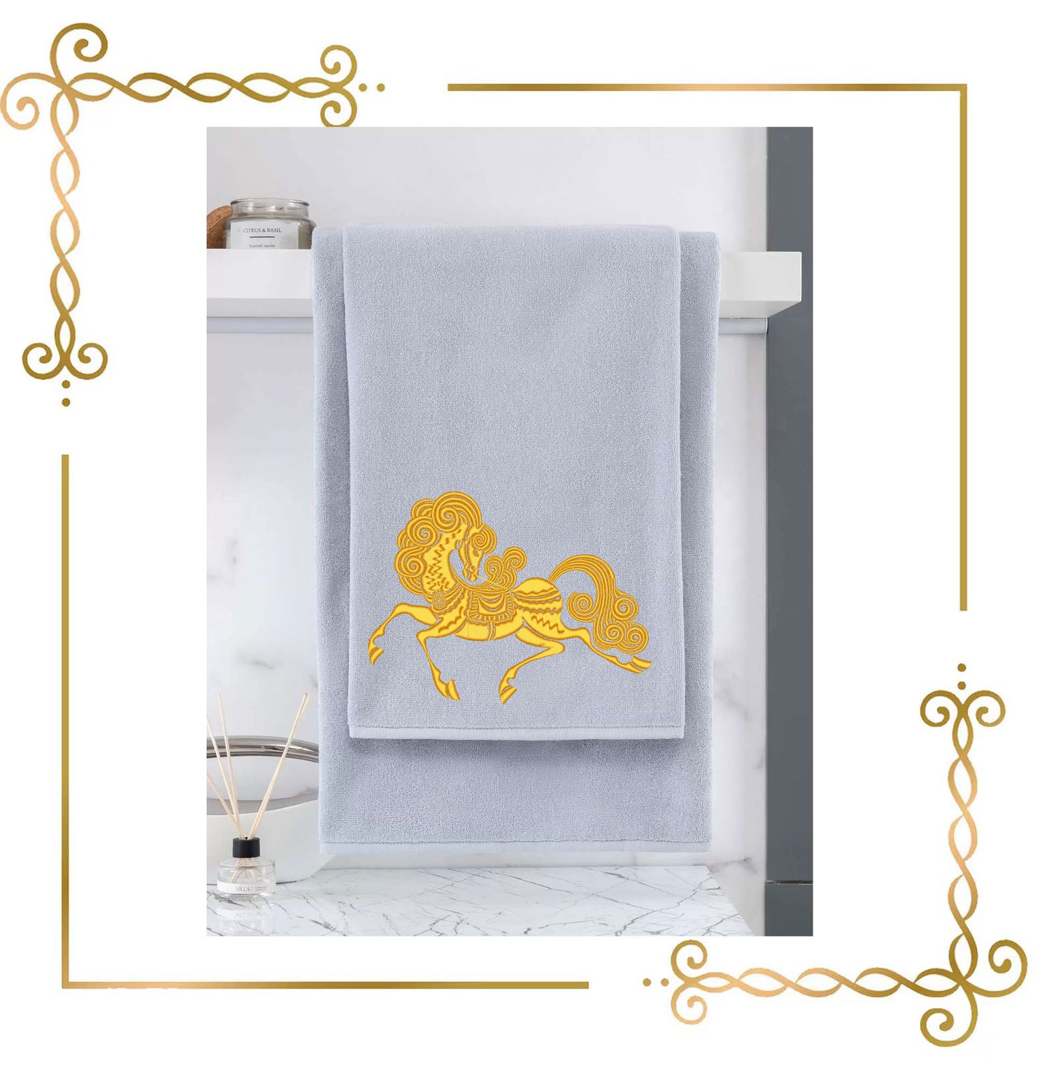 Animals Fire Horse Embroidery Design: 2026 Chinese New Year (Digital Download)