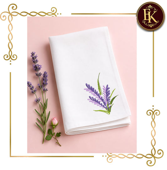Flowers Embroidery Design Lavender Branch Set, Botanical Floral, Provence Herb Garden Motifs