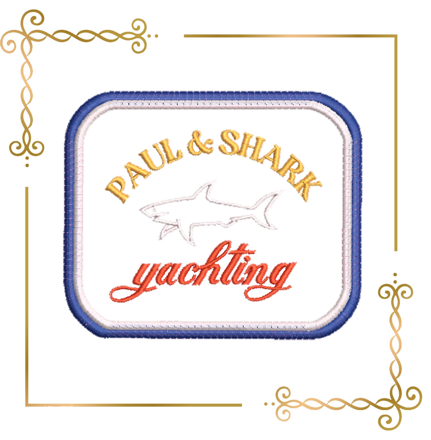 Paul & Shark Yachting digital embroidery design