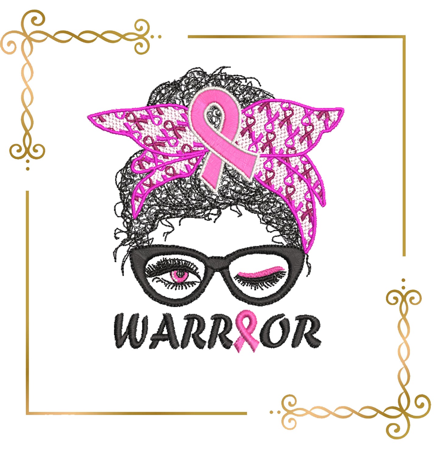 T-shirts  MOM, warrior, Pink Ribbon, Promotion & Beyond Breast Cancer Awareness 2 Sizes Machine Embroidery designs MOM, warrior, Pink Ribbon, Promotion & Beyond Breast Cancer Awareness 2 Sizes Machine Embroidery designs