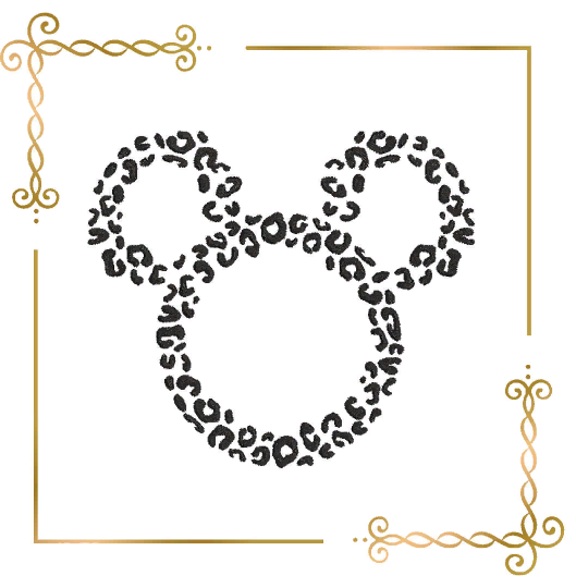 Mickey and Minnie Mouse head panther machine embroidery design digital