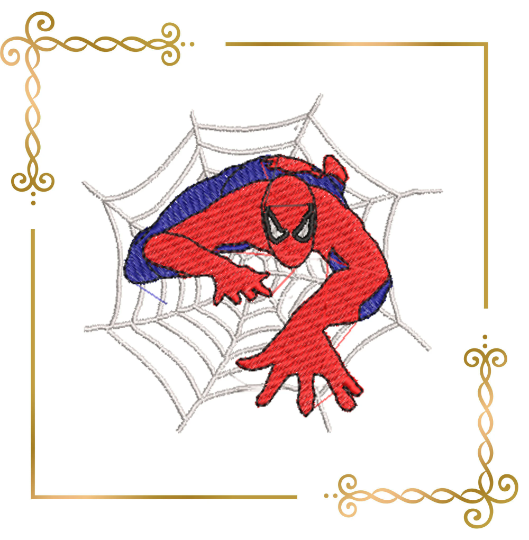 Cartoon Characters Spiderman  SET 12 St. Embroidery Design, Spiderman embroidery design files, Superhero Embroidery Designs, 