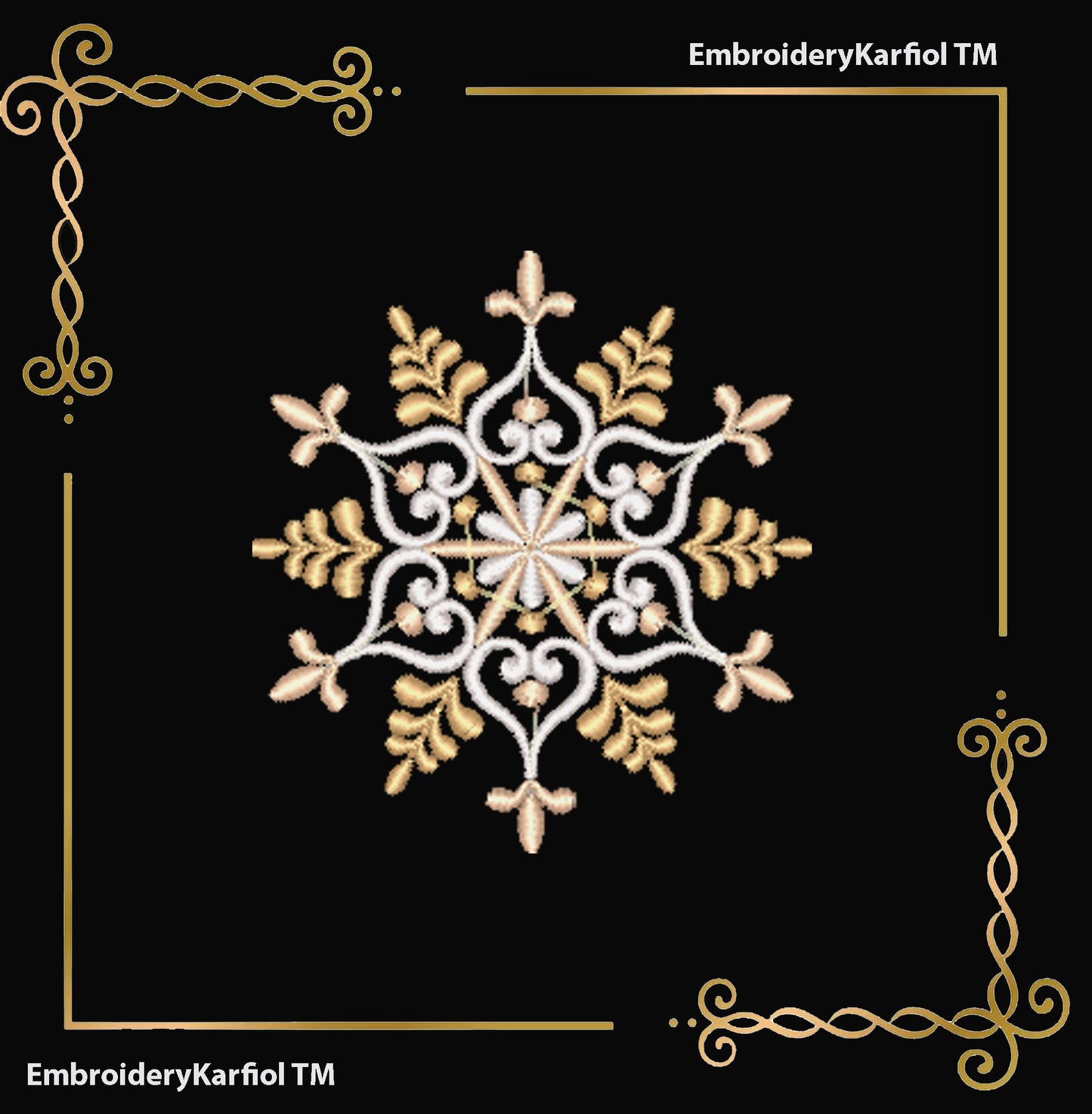 Christmas  Snowflakes Set Machine Embroidery Designs - Winter Christmas Set