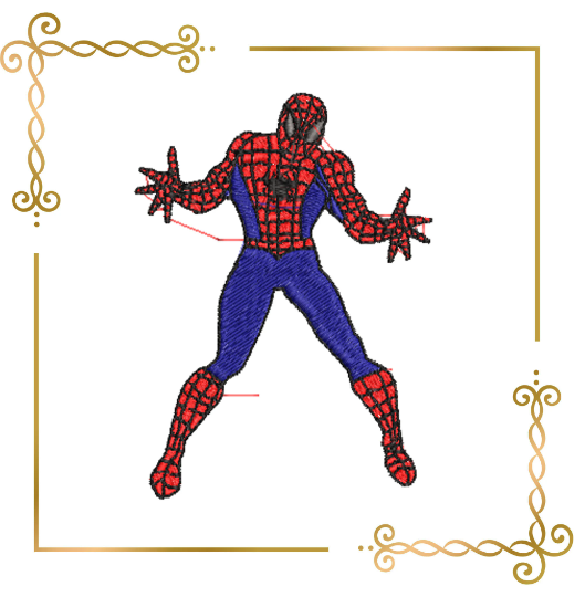 Cartoon Characters Spiderman  SET 12 St. Embroidery Design, Spiderman embroidery design files, Superhero Embroidery Designs, 