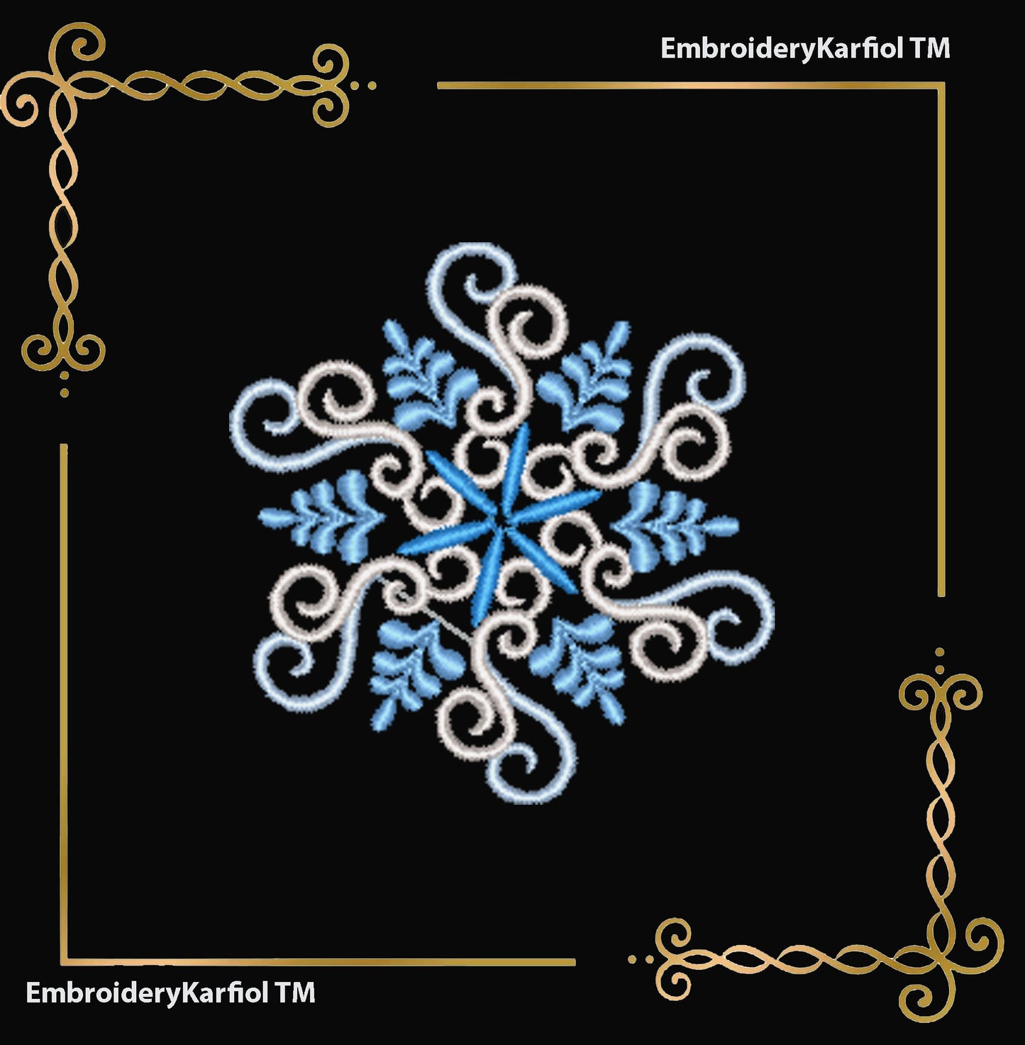 Christmas  Snowflakes Set Machine Embroidery Designs - Winter Christmas Set