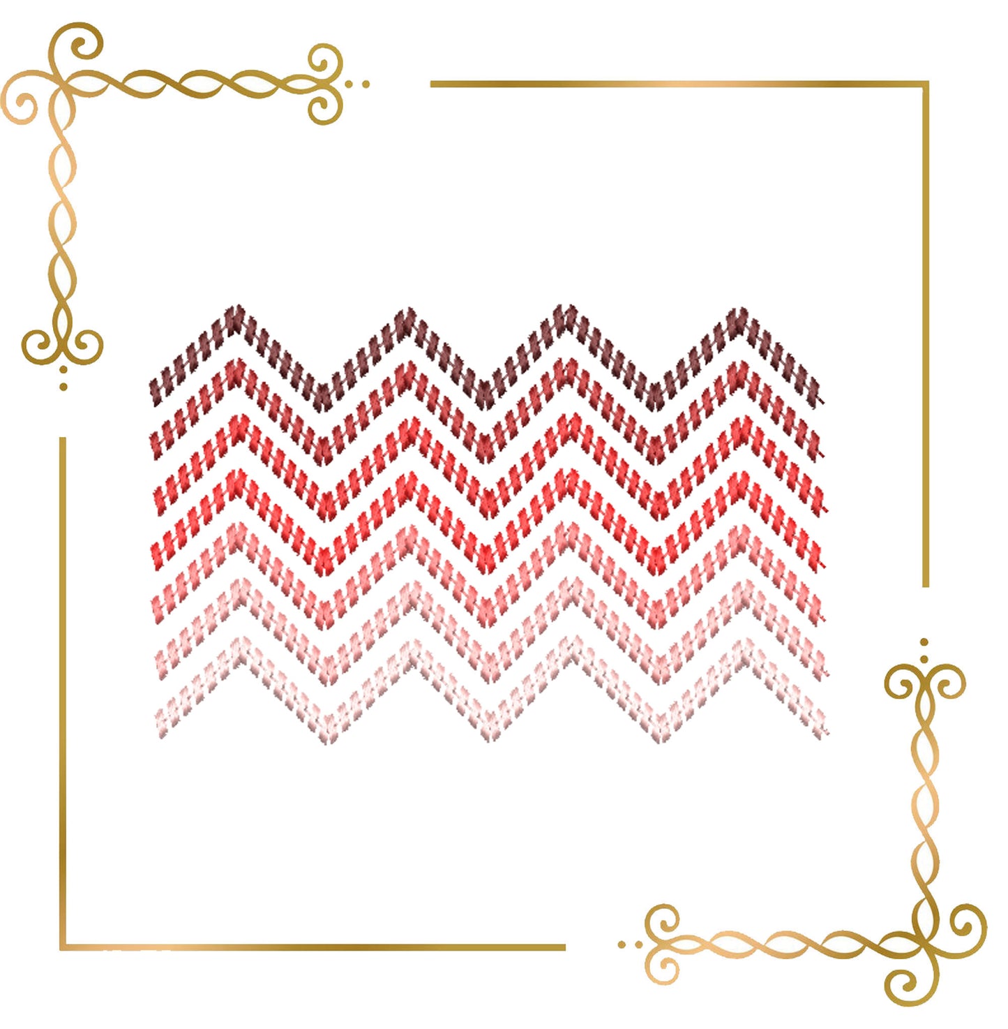 Smocking  Plate Rainbow  Embroidery Design Machine Embroidery design to the direct download.