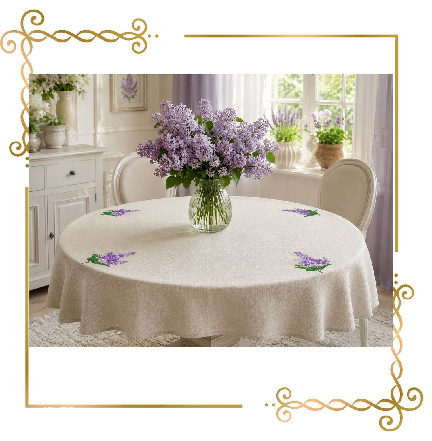 Flowers Embroidery Design Lilac Bouquet Embroidery Design, Purple Floral Machine File (Digital Download)