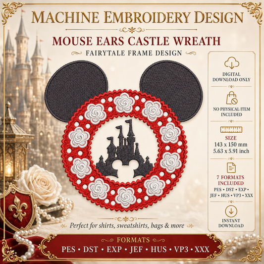 Mouse-Ears-Castle-Embroidery-Design-Minnie-Magical-Princess-Castle