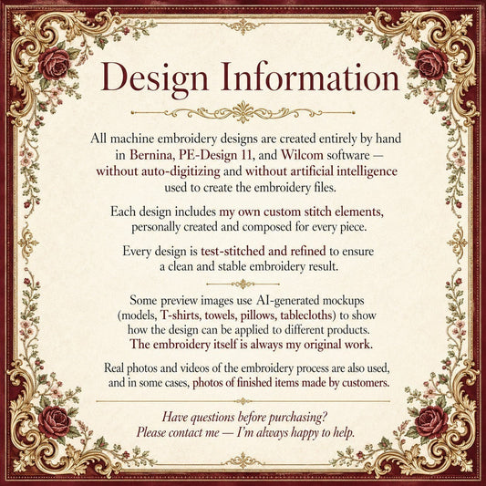 Digital machine embroidery design featuring a portrait of John Lennon