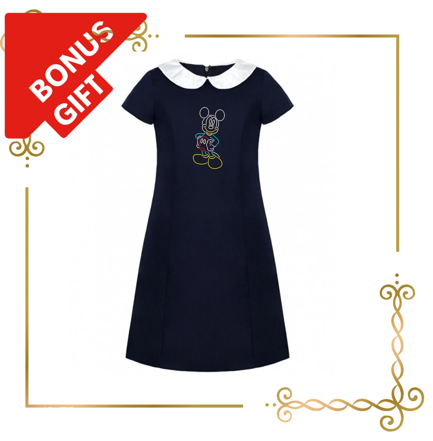 Badged - Gift design Mouse Neonembroidery design to the direct download.